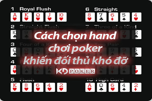 Tổng quan về hand poker trong cá cược